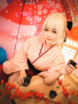 《FATE》樱saber 冲田总司  C O S P L A Y_fateGrand order 冲田总司 (4)