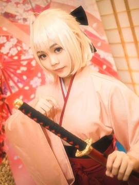 《FATE》樱saber 冲田总司  C O S P L A Y_fateGrand order 冲田总司 (7)