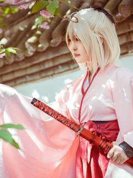 《FATE》樱saber 冲田总司  C O S P L A Y_fate grand order 冲田总司 (3)