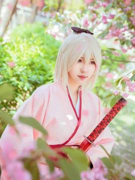 《FATE》樱saber 冲田总司  C O S P L A Y_fate grand order 冲田总司 (7)