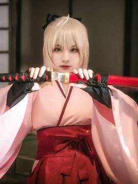 《FATE》樱saber 冲田总司  C O S P L A Y_FateGrand Order 冲田酱的大胜利 (5)