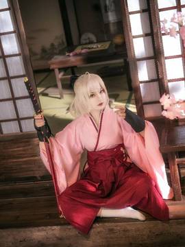 《FATE》樱saber 冲田总司  C O S P L A Y_FateGrand Order 冲田酱的大胜利 (8)