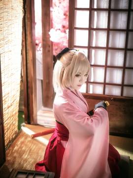 《FATE》樱saber 冲田总司  C O S P L A Y_FateGrand Order 冲田酱的大胜利 (15)