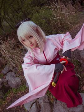 《FATE》樱saber 冲田总司  C O S P L A Y_冲田桑大胜利！ (8)