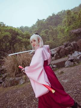 《FATE》樱saber 冲田总司  C O S P L A Y_冲田桑大胜利！ (1)