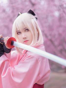 《FATE》樱saber 冲田总司  C O S P L A Y_FateGrandOrder 冲田总司 (15)