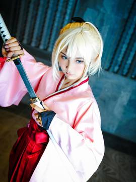 《FATE》樱saber 冲田总司  C O S P L A Y_场照 7.9樱总司saber (7)