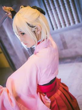 《FATE》樱saber 冲田总司  C O S P L A Y_场照 7.9樱总司saber (9)