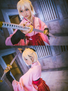 《FATE》樱saber 冲田总司  C O S P L A Y_场照 7.9樱总司saber (12)
