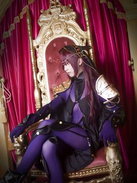 《FateGrand Order》斯卡哈枪兵紧身衣 C O S P L A Y_斯卡哈&cos正片 (7)