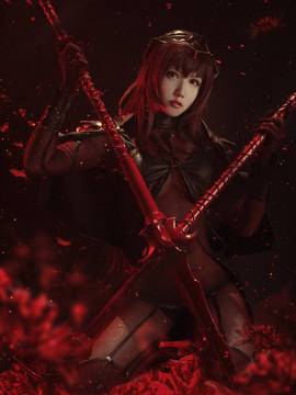 《FateGrand Order》斯卡哈枪兵紧身衣 C O S P L A Y_斯卡哈满破 (1)
