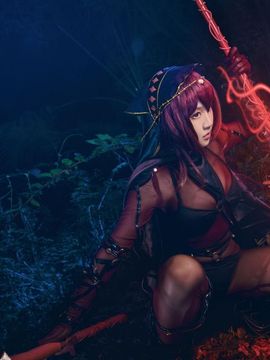 《FateGrand Order》斯卡哈枪兵紧身衣 C O S P L A Y_斯卡哈 (8)
