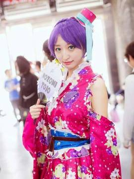 《lovelive！》东条希浴衣觉醒 C O S P L A Y_北京第五届cospace场照 东条希浴衣觉醒ver. (4)