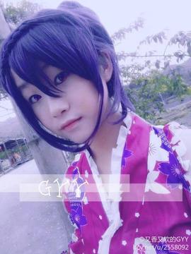 《lovelive！》东条希浴衣觉醒 C O S P L A Y_东条希和服cos正片 (1)