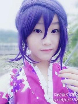 《lovelive！》东条希浴衣觉醒 C O S P L A Y_东条希和服cos正片 (3)