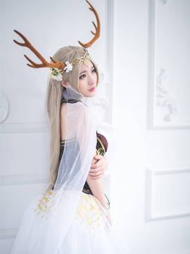 《奇迹暖暖》信鸽王国精灵鹿后 C O S P L A Y_0001