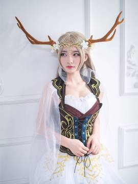 《奇迹暖暖》信鸽王国精灵鹿后 C O S P L A Y_0006