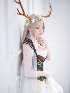 《奇迹暖暖》信鸽王国精灵鹿后 C O S P L A Y_0008