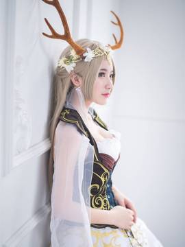 《奇迹暖暖》信鸽王国精灵鹿后 C O S P L A Y_0009