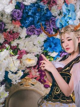 《奇迹暖暖》信鸽王国精灵鹿后 C O S P L A Y_0010