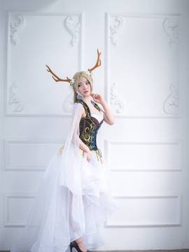 《奇迹暖暖》信鸽王国精灵鹿后 C O S P L A Y_0021