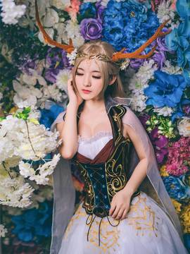 《奇迹暖暖》信鸽王国精灵鹿后 C O S P L A Y_0025