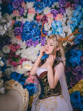 《奇迹暖暖》信鸽王国精灵鹿后 C O S P L A Y_0027