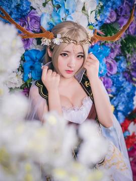 《奇迹暖暖》信鸽王国精灵鹿后 C O S P L A Y_0028