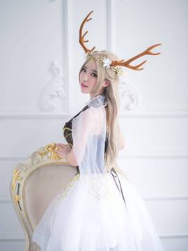 《奇迹暖暖》信鸽王国精灵鹿后 C O S P L A Y_0030