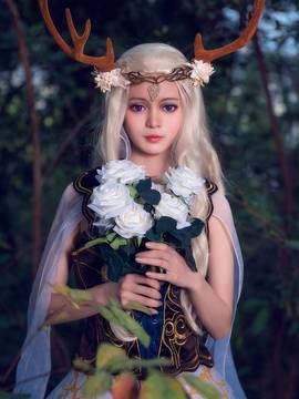 《奇迹暖暖》信鸽王国精灵鹿后 C O S P L A Y_0032