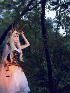 《奇迹暖暖》信鸽王国精灵鹿后 C O S P L A Y_0033