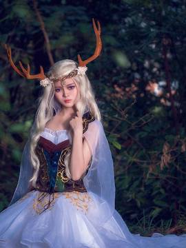 《奇迹暖暖》信鸽王国精灵鹿后 C O S P L A Y_0040