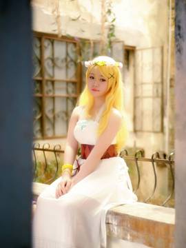 《LOVELIVE》绚濑绘里森女绘未觉醒 C O S P L A Y_绘希+白裙 (2)