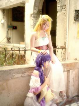 《LOVELIVE》绚濑绘里森女绘未觉醒 C O S P L A Y_绘希+白裙 (4)