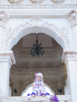 《Re从零开始的异世界生活》艾米莉亚 C O S P L A Y_很文静的爱蜜莉雅碳 (1)