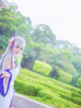 《Re从零开始的异世界生活》艾米莉亚 C O S P L A Y_很文静的爱蜜莉雅碳 (7)