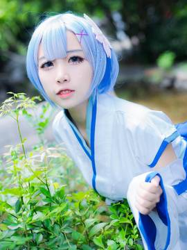 《Re从零开始的异世界生活》蕾姆幼年和服 C O S P L A Y_0015