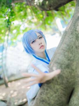 《Re从零开始的异世界生活》蕾姆幼年和服 C O S P L A Y_0016