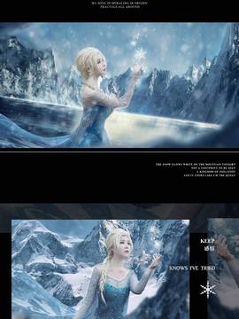 《冰雪奇缘》ELSA公主礼服 C O S P L A Y_0003