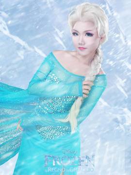 《冰雪奇缘》ELSA公主礼服 C O S P L A Y_0016
