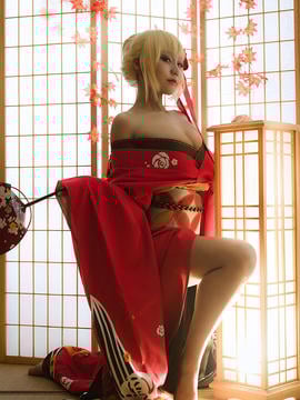 《Fate Grand Order》尼禄和服 C O S P L A Y
