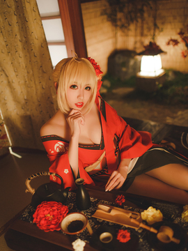 《Fate Grand Order》尼禄和服 C O S P L A Y_fate#尼禄和风 (6)