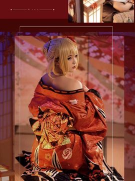 《Fate Grand Order》尼禄和服 C O S P L A Y_cos正片 尼禄振袖和服 (2)