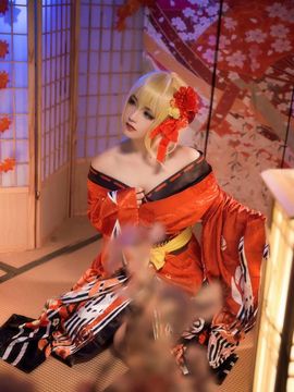 《Fate Grand Order》尼禄和服 C O S P L A Y_cos正片 尼禄振袖和服 (5)