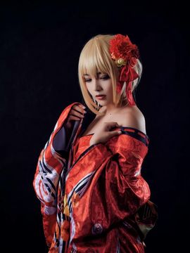 《Fate Grand Order》尼禄和服 C O S P L A Y_cos正片 尼禄振袖和服 (6)