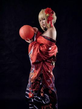 《Fate Grand Order》尼禄和服 C O S P L A Y_cos正片 尼禄振袖和服 (8)