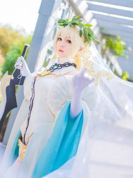《Fate Grand Order》尼禄花嫁满破 C O S P L A Y_0005