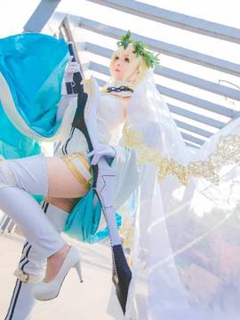 《Fate Grand Order》尼禄花嫁满破 C O S P L A Y_0009