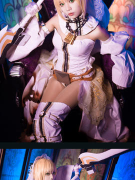 《Fate Grand Order》尼禄花嫁满破 C O S P L A Y_Fatego尼禄.克劳狄乌斯 (11)