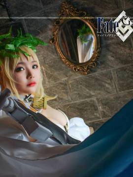 《Fate Grand Order》尼禄花嫁满破 C O S P L A Y_Fatego尼禄.克劳狄乌斯 (1)